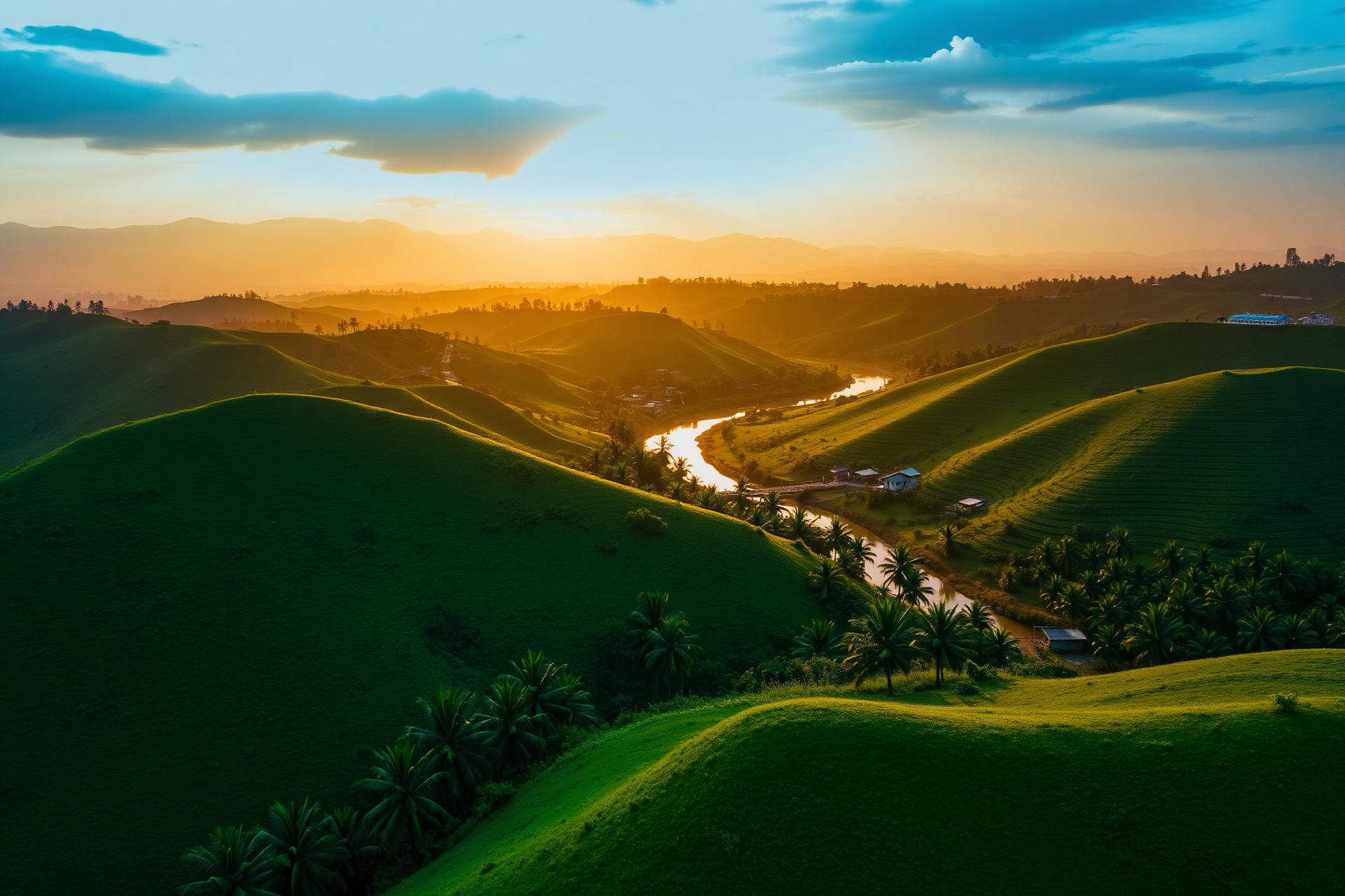 Aerial landscape of Ondo State